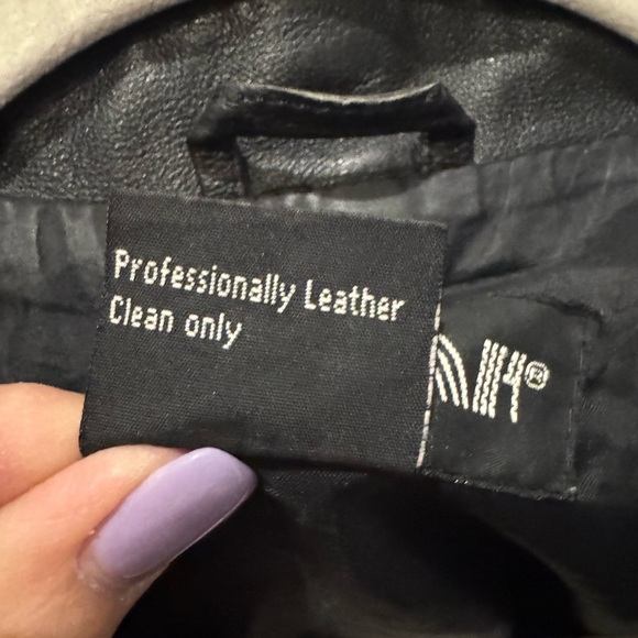 Vintage 90s Black Genuine Leather Trench Coat Size M Minimalist Grunge - Picture 10 of 17